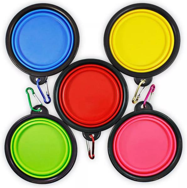 Buy cheap Custom Round Shape Collapsible Feeder Travel Cat Dog Water Food Pet Bowl from wholesalers
