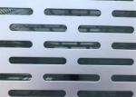 Galvanised Perforated Metal Sheet Slotted Hole For Filters / Vents