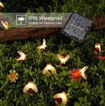 PVC 4 Inches 30LEDs Honey Bees Animal Shaped Solar Garden Lights