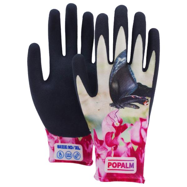 Buy cheap POPALM Outdoor Garden Gloves Digital Animal Print Latex Coated Breathable Protective For All Work from wholesalers