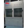 Buy cheap 220V Chemical Fume Hood Lab Acid Fume Hood Wall Mounted with Horizontal Structure from wholesalers