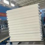 50mm Thickness PU Sandwich Panel Temperature Resistance Width Of 1000mm