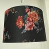 Buy cheap Printed flower velvet shade with copper inner from wholesalers