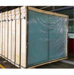 Industrial Building Glass Light Blue Ultra Clear Float Glass Plate 2mm - 19mm