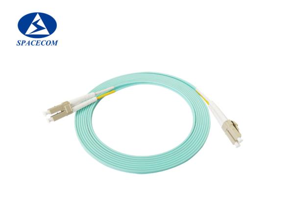 Buy cheap 50/125 10M Fiber Optics Cables , UPC Lc Lc Duplex Patch Cord OM3 from wholesalers