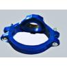 Buy cheap DIN2950 12inch Blue Grooved Mechanical Tee / Sprinkler Pipe Connectors from wholesalers