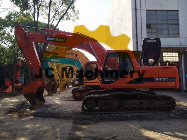 Buy cheap Sligthtly Used Korean Doosan Crawler Excavator 22 Ton DH220LC-7 600mm Shoe Size from wholesalers