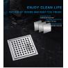 Buy cheap 304 Stainless Steel Floor Drain Sheet Stamping Process Square Type from wholesalers