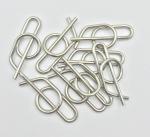 Universal Year 304 Stainless Steel 3/8'' Rue Clip and Jacobs Ladder Pins with