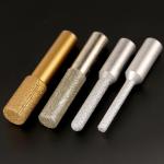 Electroplated Brazed Diamond Tools , Stone Carving Diamond Grinder Drill Bit