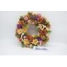 Buy cheap Wholesale Artificial Christmas Door Decoration Supplies Nature Pine Cone Large Christmas Wreath Garland Decor from wholesalers