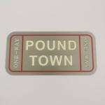 Buy cheap 8-12 Hours Glow Time Photoluminescent Signage Samples Safety Warning from wholesalers