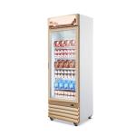 Supermarket Refrigerated Showcase Ice Cream Upright Display Freezer Commercial