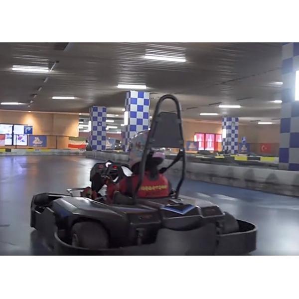 3500W Fast Track Indoor Karting 1860*1400*610mm Motorized Go Kart