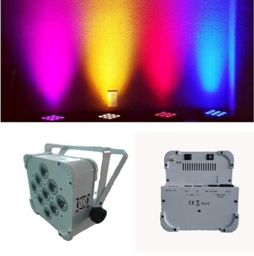 Wireless Dmx Led Par Can Light , 9x18w Battery Operated Dj Lights Improve Product Stability