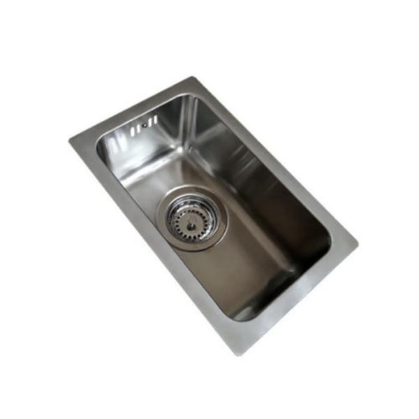 Buy cheap Single Basin Corner Kitchen Bathroom Sinks Stainless Steel With Drainer Water Tube from wholesalers