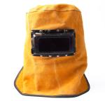 Buy cheap Heat Resistant Breathable Welding Helmet Protection Mask With Lens Leather Mask from wholesalers