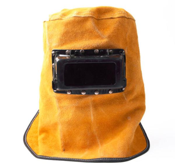 Buy cheap Heat Resistant Breathable Welding Helmet Protection Mask With Lens Leather Mask from wholesalers
