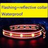Buy cheap Water Resistant LED Dog Collar USB Rechargeable 3 Light Mode Reflective Glow In The Dark from wholesalers