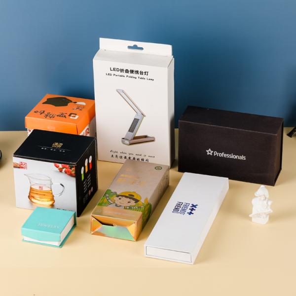 Custom Logo Retail Gift Storage Folding Carton Paper Boxes Paperboard Packaging Boxes