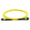Buy cheap MTP 24 Strand Single Mode Fiber Cable , Male To Female Optical Breakout Cable from wholesalers