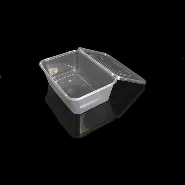 Buy cheap 32g 750ml Rectangle Disposable Food Containers With Lids from wholesalers