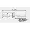 Buy cheap 2.4mm Male Stainless Steel RF Coaxial Connector with SF102E/SF102 Cable from wholesalers