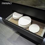 Customized Lacquer Kitchen Cabinet With PVC Door Panels Bespoke Kitchen System