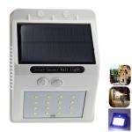 KooSion LED Solar PIR Sensor Outdoor Garden Security Wall Lamp