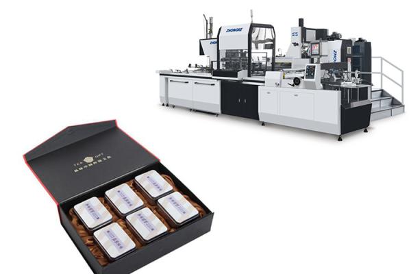 Buy cheap CE Standard Gift Box Making Machine 12 - 22 Pcs / Min Speed Easy Operating from wholesalers