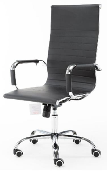 Buy cheap PU Leather Upholstery Padded Armrests Ergonomic Gaming Desk Chair 350mm Chrome Base 100mm Pneumatic Lift 200 Lbs / 90kg Capacity Chrome Frame from wholesalers