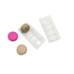 Clear 4pc macaron box PVC/PET macaron tray blister macaron tray macaron