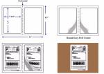 White 8.5 X 11cm Woodfree Blank Sticker Sheets , Plain Sticker Sheets