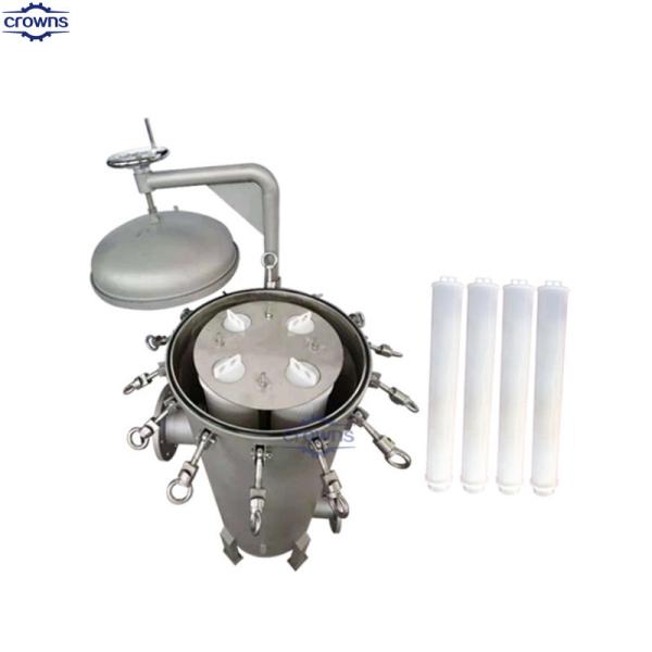 stainless steel multi cartridge filter housing ss316 water filter housing