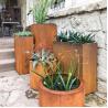 Buy cheap Customize Corten Steel Planter Large Outdoor Square Metal Flower Pots from wholesalers
