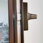 Aluminum Seamless Casement Window Door Rosewood Upvc Windows