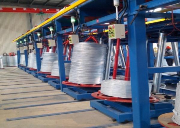Black Iron Wire Hot Dip Galvanizing Equipment , High Speed Continuous Galvanizin