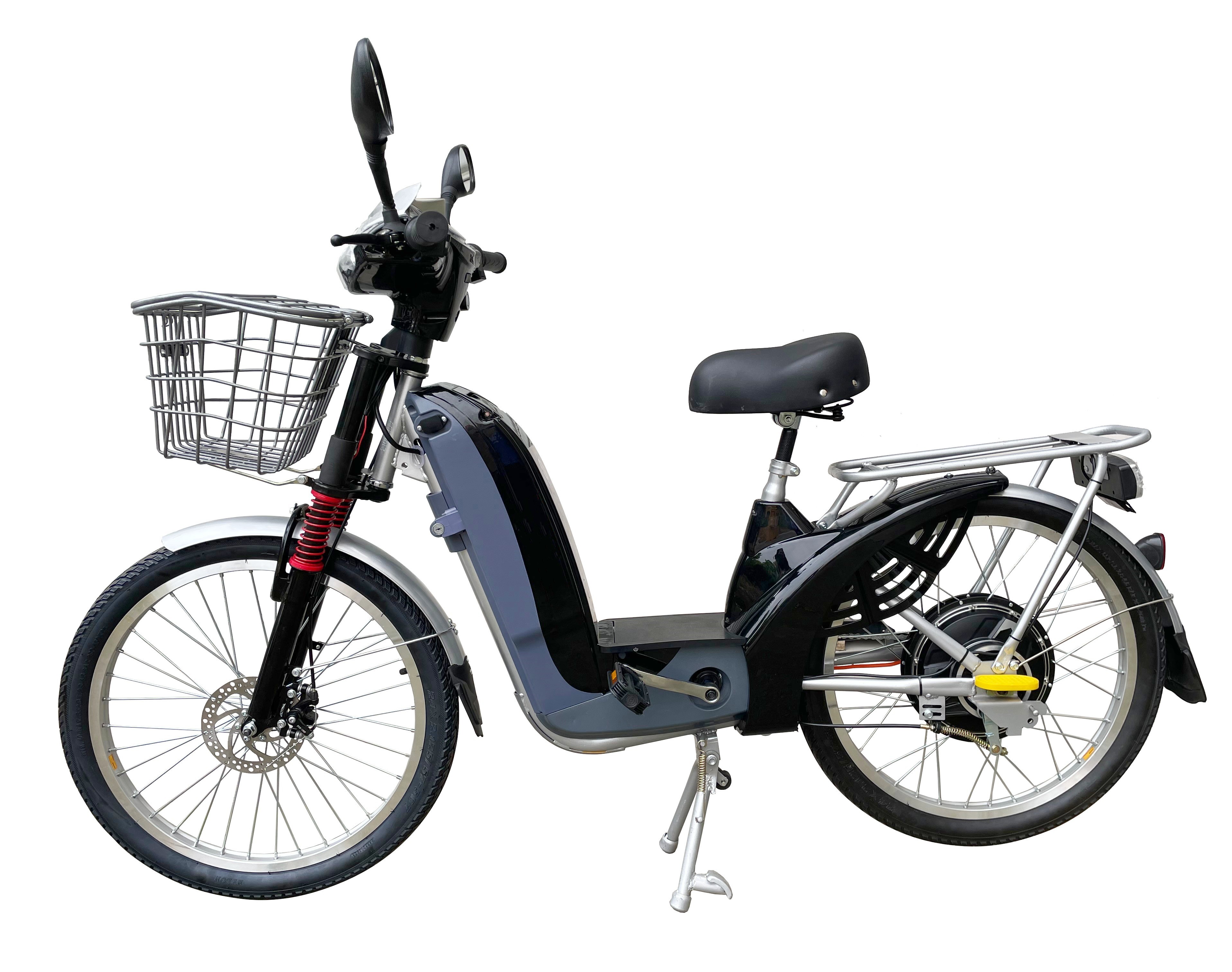 Max Speed 30 - 50Km/H Electric Bicycle 24 Inch 48V 350W City E Bikes