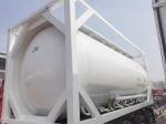 Cement Powder Bulk Transport Tank Container LSXC China 25 Cubic Meter 0.2MPa