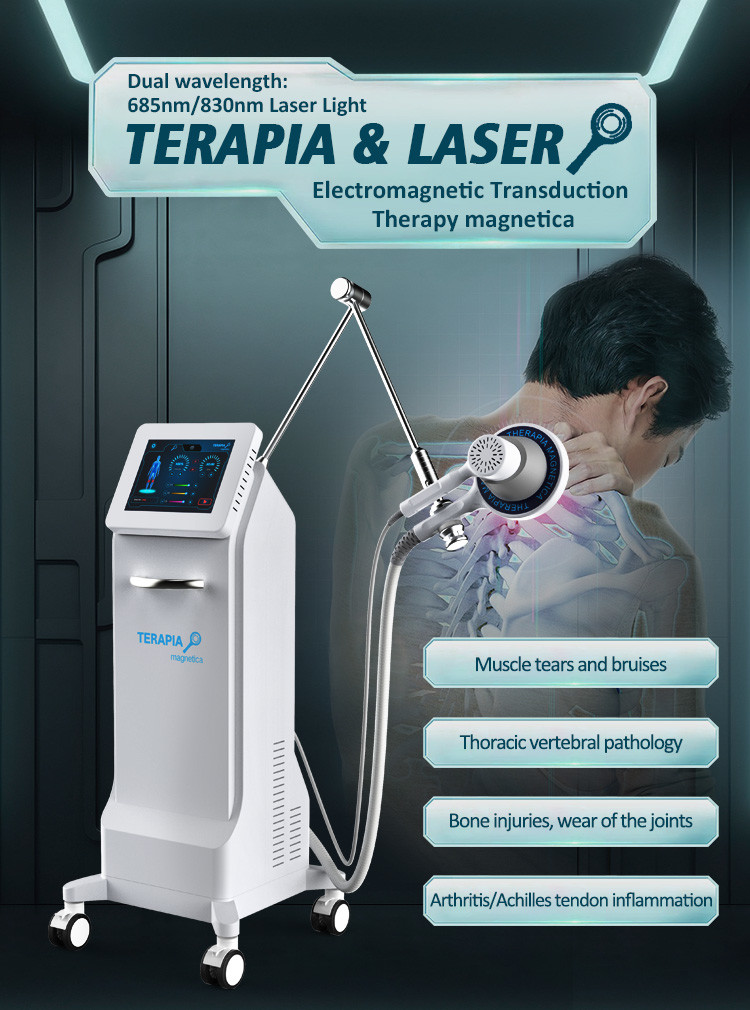 685nm 830nm Pulsed Electromagnetic Field Therapy Equipment 50W For shoulder / neck / waist pain