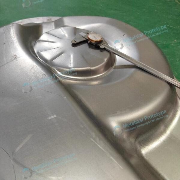 Buy cheap Custom CRS deep draw stamping prototype used for garden equipment from wholesalers