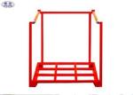 Tire Portable Steel Stacking Racks Heavy Duty Collapsible Red Storage Shelf