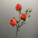 Retro charred rose artificial flower home decoration, wedding decoration
