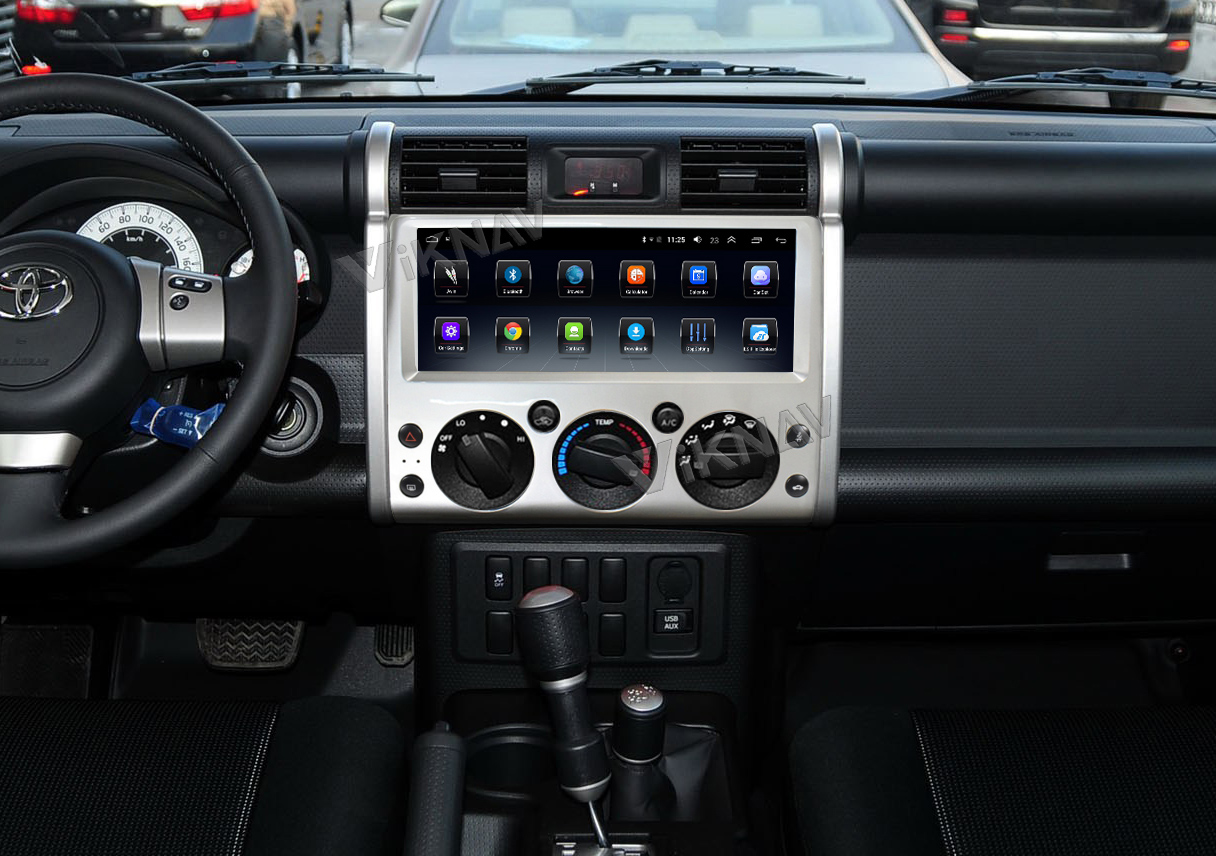 8 Core 128GB Car Multimedia Player For Toyota FJ Land Cruiser 2007-2017