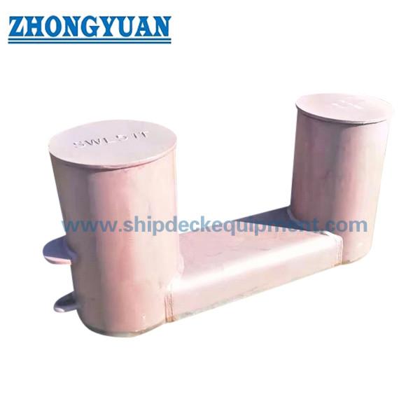 Buy cheap ISO 13795 Type A Welded Steel Bollards With Compact Base Plate Ship Towing Equipment from wholesalers
