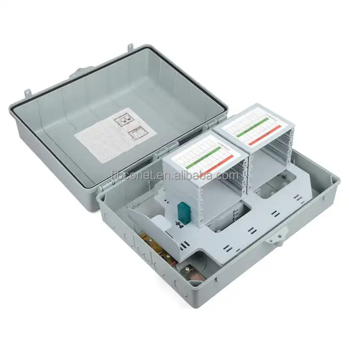64 Core Fiber Optic Distribution Box for 3G Network Outdoor Waterproof IP65 Network 3G