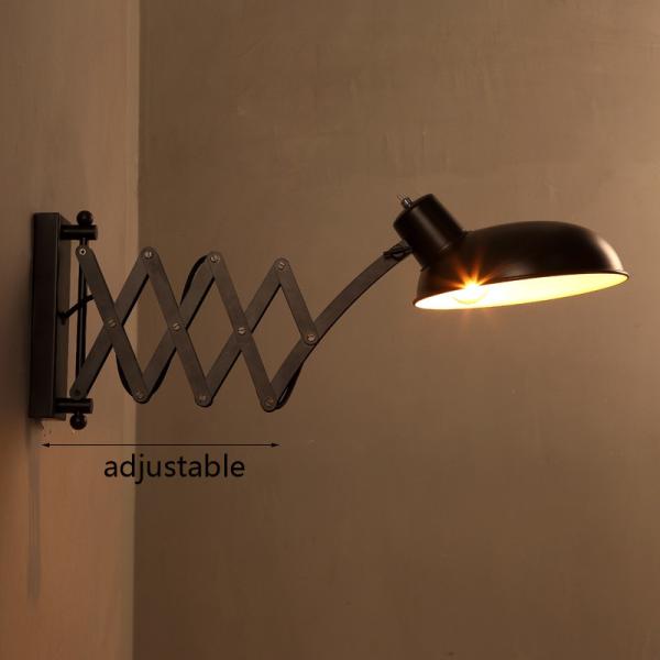 Buy cheap American Retractable Wall Lamp Retro Industrial Kitchen Living Room Swing Arm Wall Lights (WH-VR-60) from wholesalers