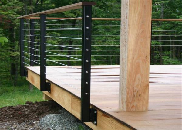 Buy cheap Exterior Stainless Cable Stair Railing System , Stainless Steel Decking Balustrade from wholesalers