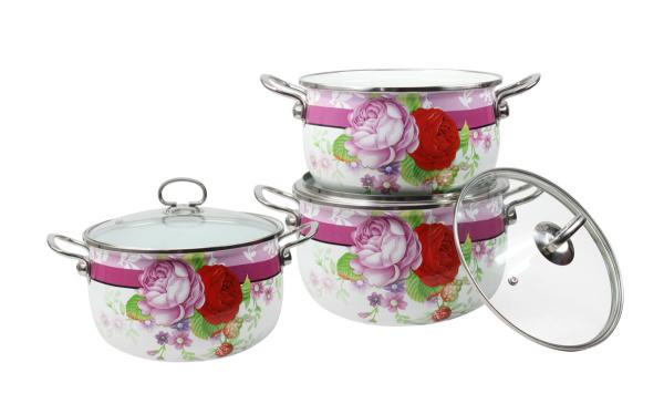 Buy cheap Enamelled cookware set from wholesalers