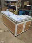 Heavy Duty Grocery Cashier Counter Eco Friendly Checkout Counter